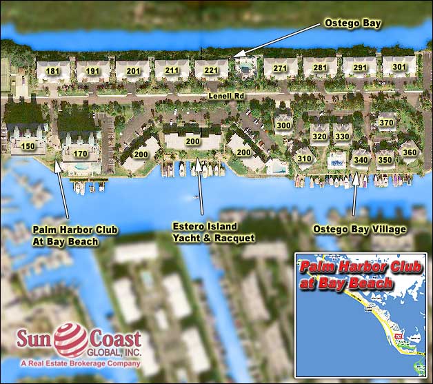 Palm Harbor Overhead Map